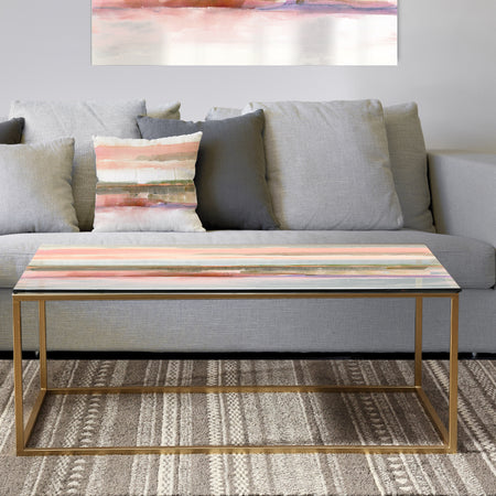 Influence of Line and Color - Metal Traditional Coffee Table