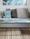 Blue Modern Water I - Metal Modern Coffee Table