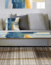 Indigo Panel VI - Metal Traditional Coffee Table