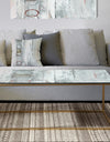 Whitewashed Syrah - Metal Traditional Coffee Table