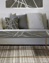 Minimalist Graphics II - Metal Modern Coffee Table