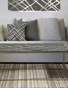 Minimalist Graphics V - Metal Modern Coffee Table