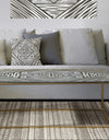 Minimalist Graphics III - Metal Modern Coffee Table