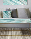 Silver Springs II Blue Green - Metal Traditional Coffee Table