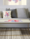 geometric Pastel II - Metal Transitional Coffee Table
