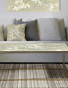 Dogwood in Spring Neutral - Metal Traditional Coffee Table