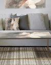 Abstract Peony Grey - Metal Shabby Chic Coffee Table