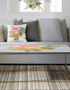 Multicolor French Bouquet I - Metal Traditional Coffee Table