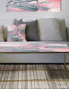 Durty Shabby Pink Blush III - Metal Transitional Coffee Table