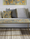 Glam Metallic Form II - Metal Transitional Coffee Table