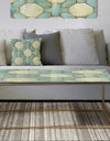 Geometric Title Element - Metal Modern Coffee Table