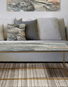 Fire and Ice Minerals VI - Metal Modern Coffee Table