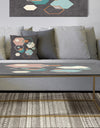 Geometric hexagons Pattern IV - Metal Transitional Coffee Table