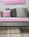Pink Abstract Watercolor - Metal Traditional Coffee Table
