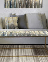 Golden Birch Forest I - Metal Traditional Coffee Table