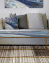 Indigo Stream I - Metal Traditional Coffee Table