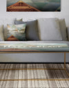 Lake House Happy Quote - Metal Traditional Coffee Table