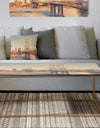 Manhattan Brooklyn Bridge - Metal Traditional Coffee Table