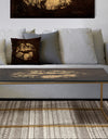 Gold Fashions Lips - Metal Traditional Coffee Table