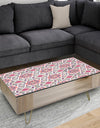 Pink Geometric Flower - Modern Coffee Table