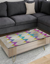 Purple Diamonds - Modern Coffee Table