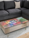 Multicolored Love and Circles - Modern Coffee Table