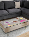 Triangular Spacy Spheres 2 - Modern Coffee Table