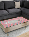 Pink and Blue Lines - Modern Coffee Table