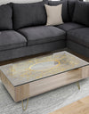 Capital Gold Botanical Bliss 2 - Glam Coffee Table