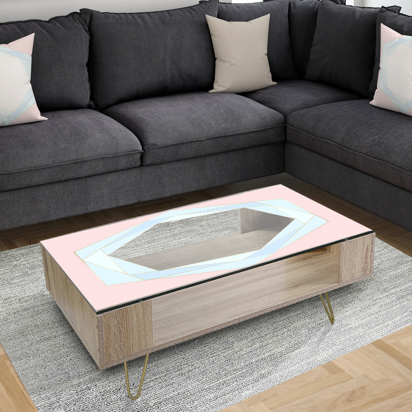 Pastel Dreams 8 - Modern Coffee Table