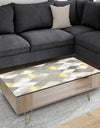 Marble Luxury Geometric Pattern - Modern Coffee Table