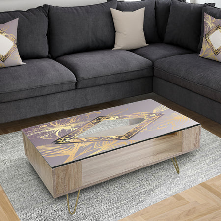 Marbled Marvelous 2 - Glam Coffee Table