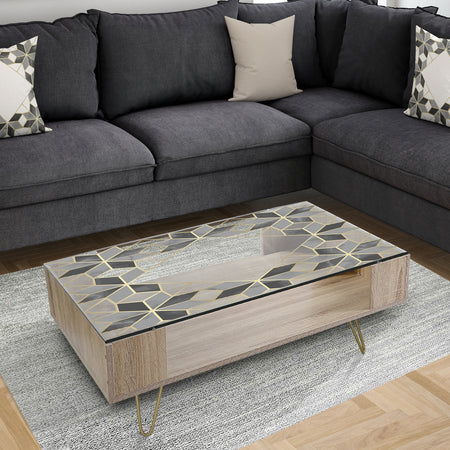 Triangular Diamond Universe 2 - Modern Coffee Table