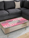 Pink Patchwork - Modern Coffee Table