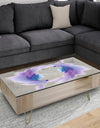 Purple Feathers - Bohemian & Eclectic Coffee Table