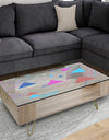 Triangular Spacy Spheres 6 - Modern Coffee Table