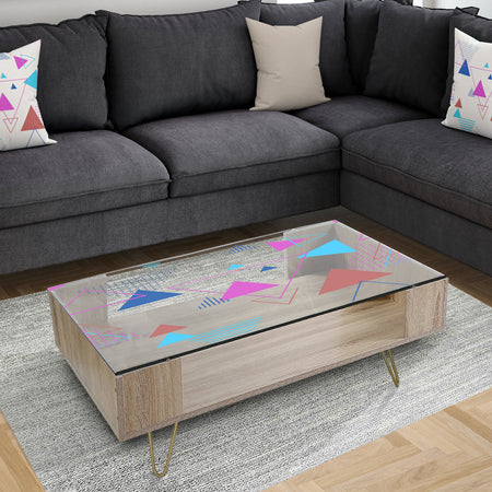 Triangular Spacy Spheres 6 - Modern Coffee Table