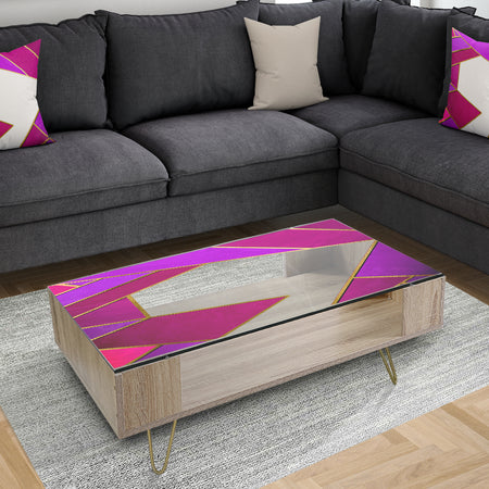 Glorious Rosy Bliss - Modern Coffee Table