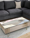 Marbled Diamond 3 - Mid-Century Modern Coffee Table