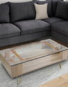 Golden Flowers - Glam Coffee Table
