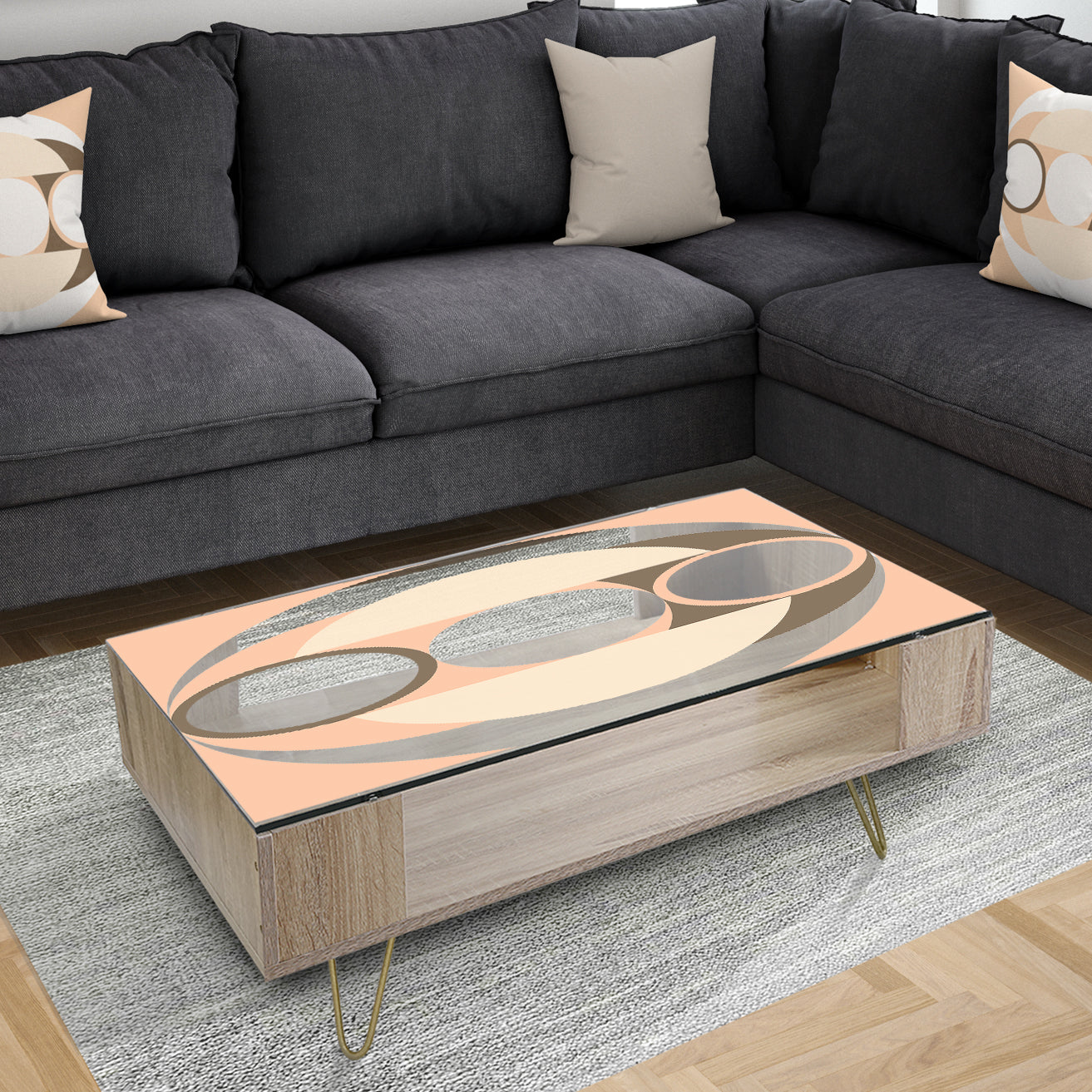 Spacy Dimensions 14 - Mid-Century Modern Coffee Table