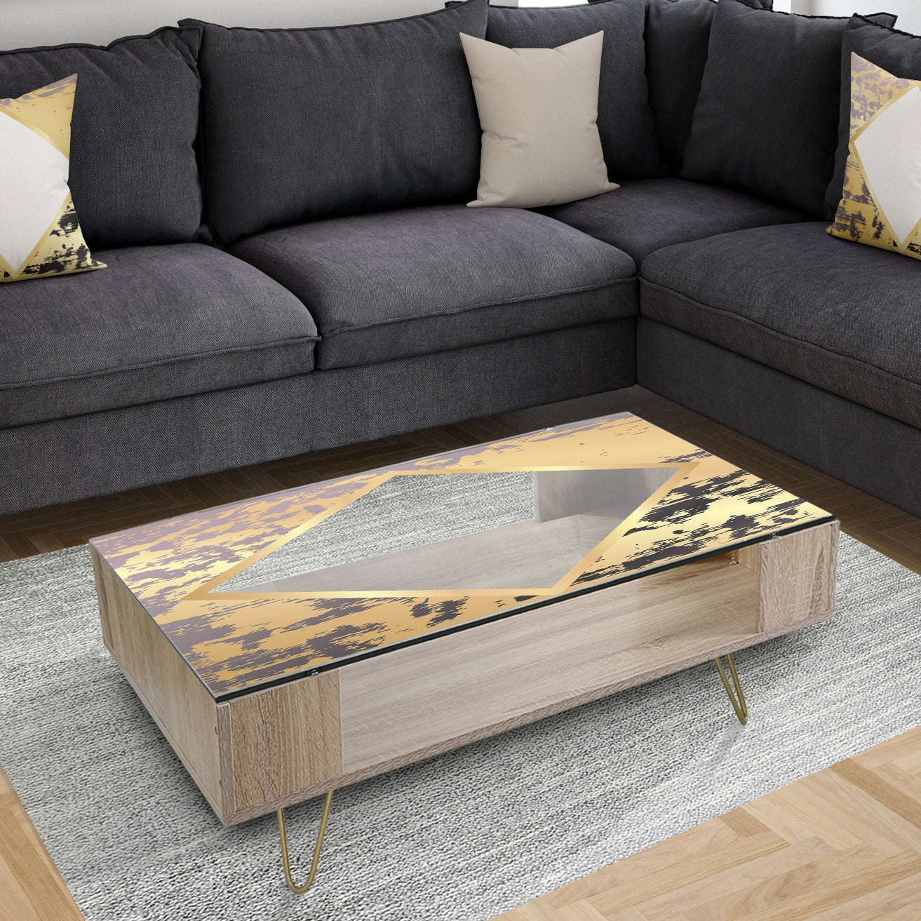 Marbled Marvelous 5 - Glam Coffee Table
