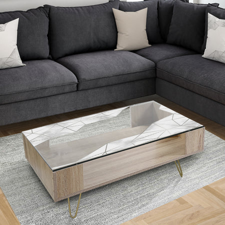 Capital Gold Sleek 16 - Glam Coffee Table
