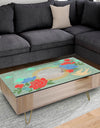 Chinese Style With Peony - Mid-Century Modern Coffee Table