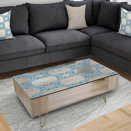 Circular Rhythm 5 - Mid-Century Modern Coffee Table