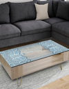 Light Blue Look At Me - Mid-Century Modern Coffee Table