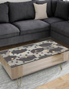 Monochrome Geometric Pattern V - Glam Coffee Table