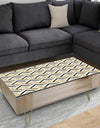 Gold black and white triangle - Glam Coffee Table