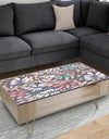 Retro Botanical Pattern II - Glam Coffee Table