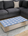 Retro Blue Waves - Glam Coffee Table